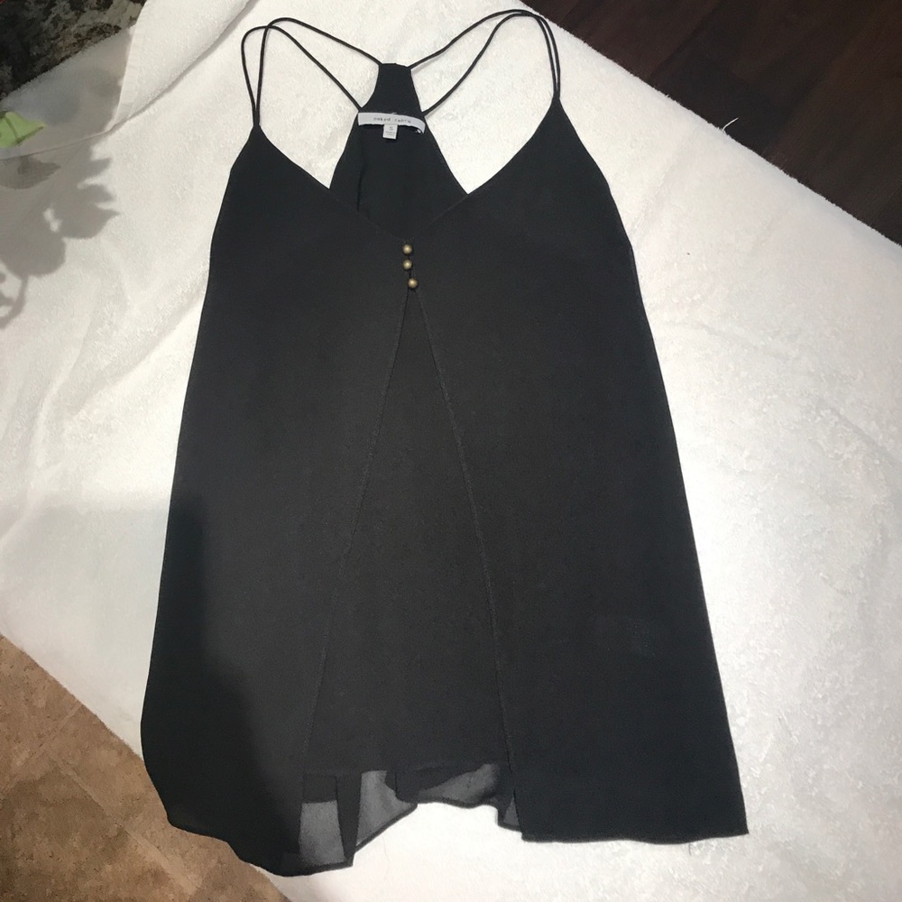 Black Flowy tank top